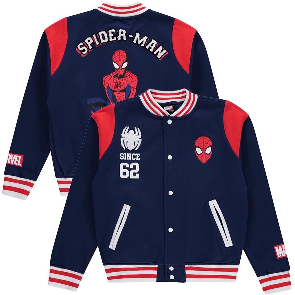 Amazon | マーベル スパイダーマン ボーイズ スナップ バーシティ